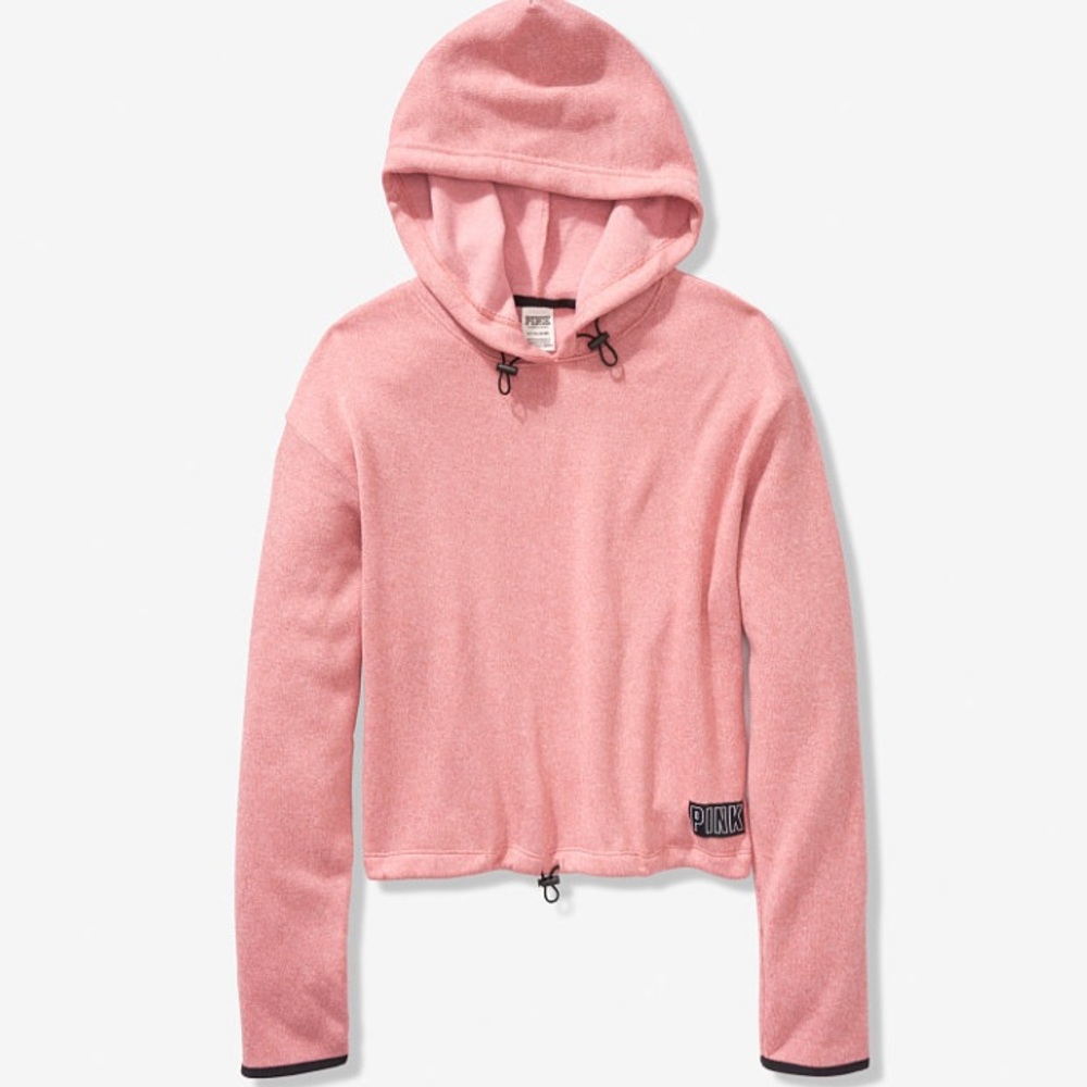 Brand New PINK Cropped Sweater Knit Pullover
